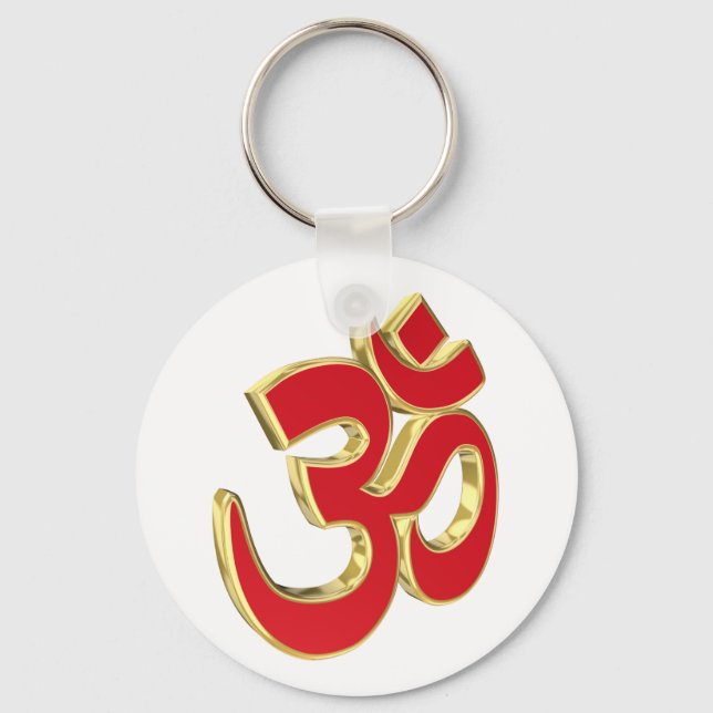 Om symbol key ring (Front)