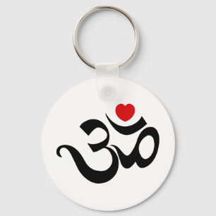 Om Symbol Key Ring