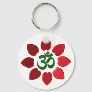 Om symbol key ring