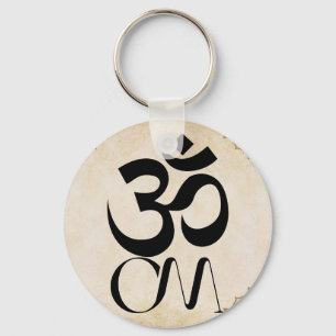 Om Symbol Keychain