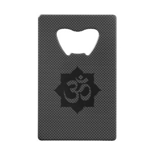 OM Symbol Lotus Spirituality Yoga Carbon Style