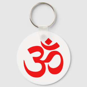 Om Symbol Mystical Sound in Hindu and Buddhism Key Ring