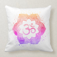 *~* OM Symbol Ombre Lotus Flower Mandala