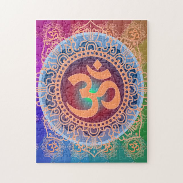 OM Symbol Puzzle (Vertical)