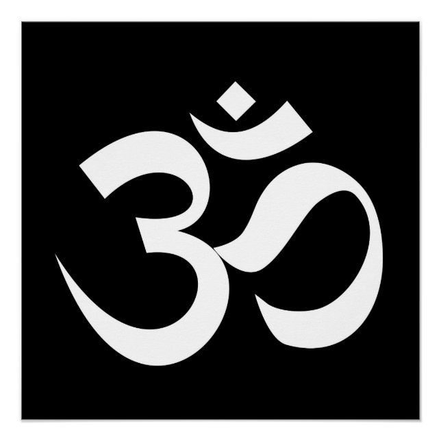 om symbol sacred Buddhism religion zen yoga Poster (Front)