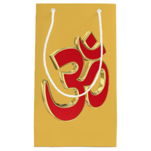 Om symbol small gift bag