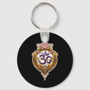 Om Symbol Spiritual Zen Peace Yoga Meditation Key Ring
