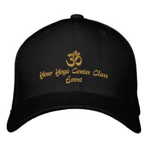 OM Symbol Spirituality Yoga Embroidery Embroidered Hat