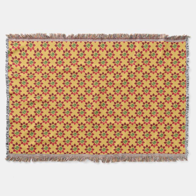 Om symbol throw blanket (Front)