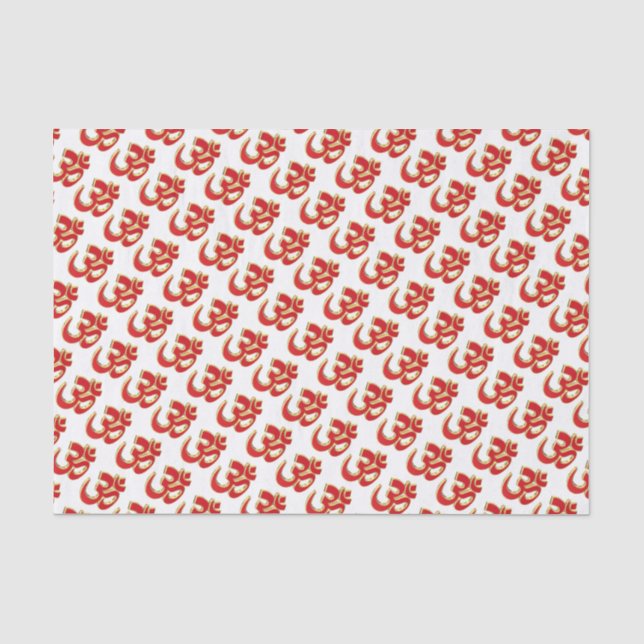 Om symbol tissue paper (Front)