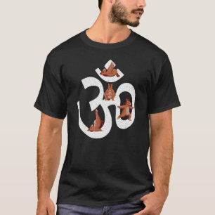 Om Symbol Yoga Horses Aum Symbol Meditation Yoga T-Shirt