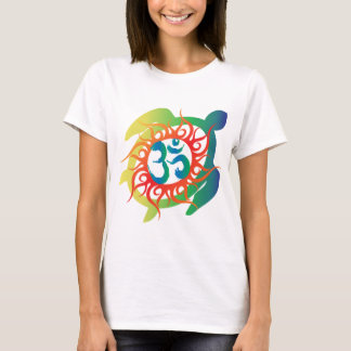 Om-Tatto-Vibrant-Turtle T-Shirt