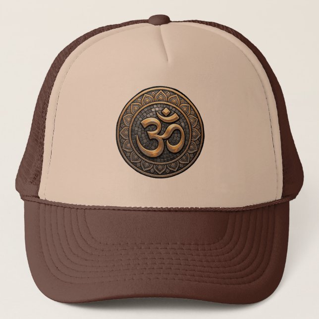 Om Trucker Hat (Front)