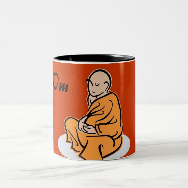 Om Two-Tone Coffee Mug (Center)