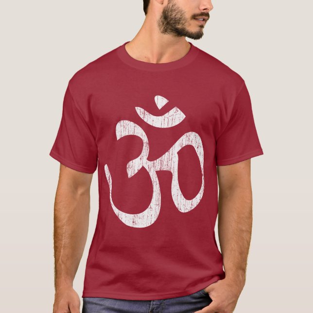 Om White T-Shirt (Front)