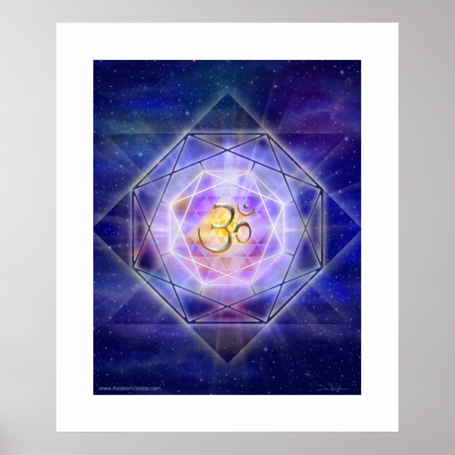 Om Yantra Poster (Front)