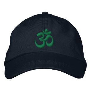 OM Yoga Chakra Green or customise it Embroidery Embroidered Hat
