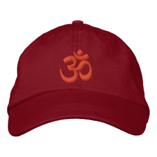 OM Yoga Chakra Orange or customise it Embroidery Embroidered Hat