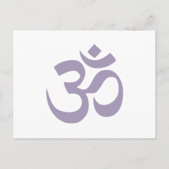 Om - Yoga Postcard (Front)