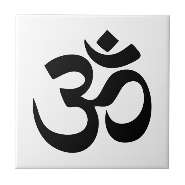 Om Yoga Tile (Front)