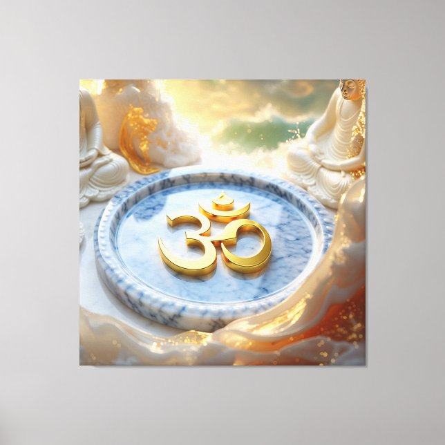 OM - ZEN BUDDHISM CANVAS PRINT (Front)