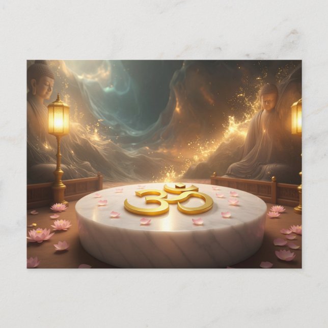 OM - ZEN BUDDHISM POSTCARD (Front)