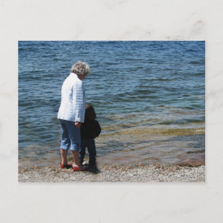 Oma and Devin Postcard