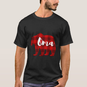 Oma Bear Clothing Womens Gifts Grandparents Family T-Shirt