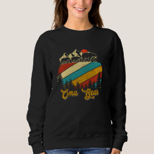 Oma Bear With 2 Cubs Twice Cute Blessed Oma Sweatshirt