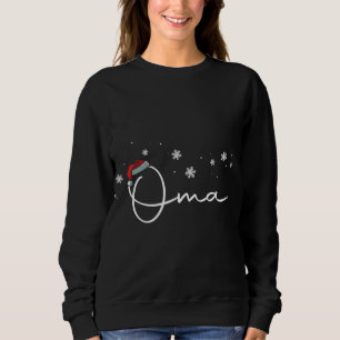 Oma Christmas Cute X-Mas Pajama Gigi Memaw Grammy  Sweatshirt