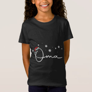 Oma Christmas Cute X-Mas Pajama Gigi Memaw Grammy  T-Shirt