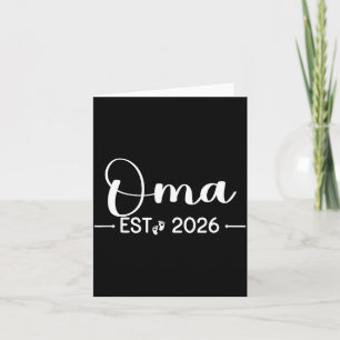 Oma Est 2026 New Matching Mother To Be 2026 Card