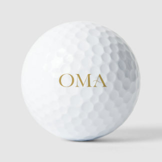 Oma Golf Ball Gift for Grandma | Custom Golf Ball