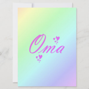 oma, grandma