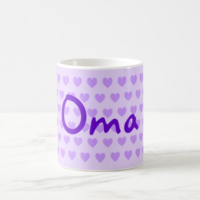 Oma in Purple Coffee Mug (Center)
