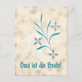 Oma ist der Beste Postcard
