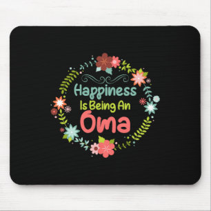 Oma Mothers Day Happiness Is Being An Oma Design Mouse Pad