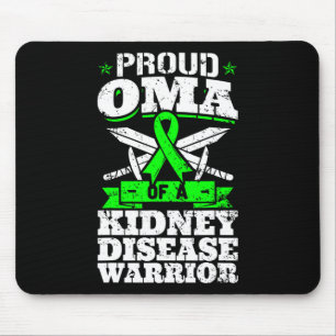 Oma Of A Kidney Disease Warrior Awareness Grandma  Mouse Pad