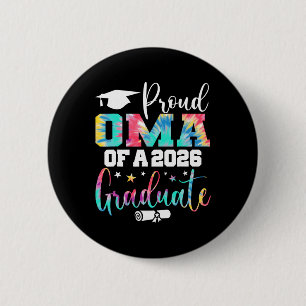 Oma Senior 2026 Proud Oma Of A Cl Of 2026 Graduate 6 Cm Round Badge