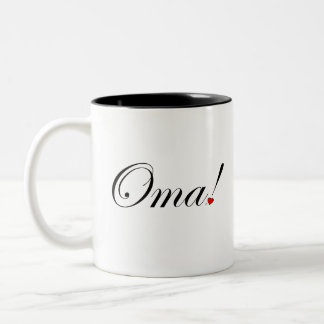 Oma! Two-Tone Coffee Mug