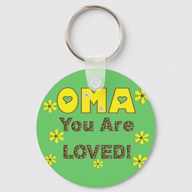 Oma YOU ARE LOVED-Mother's Day Gifts Key Ring (Front)