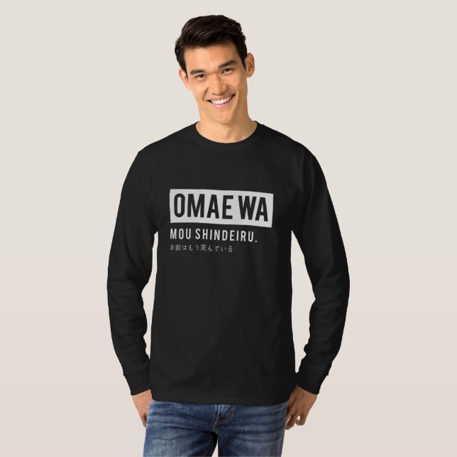 Omae wa mou shindeiru (Otaku Anime Blouse) T-Shirt (Front Full)