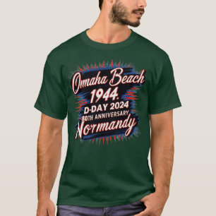 Omaha Beach 1944 DDay 2024 80th Anniversary Norman T-Shirt