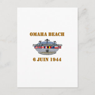 Omaha Beach 1944 Postcard