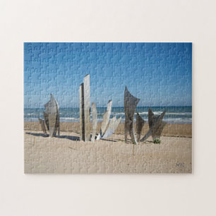 Omaha Beach Memorial Normandy France Puzzle