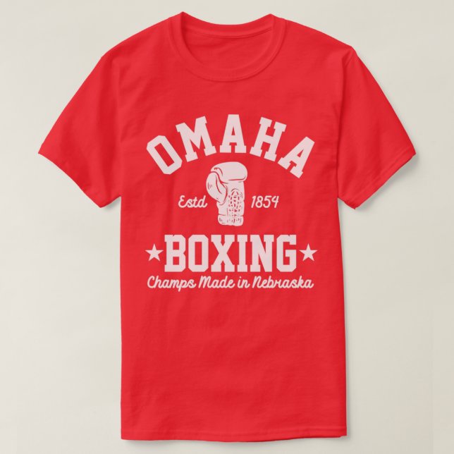 OMAHA BOXING  T-Shirt (Design Front)