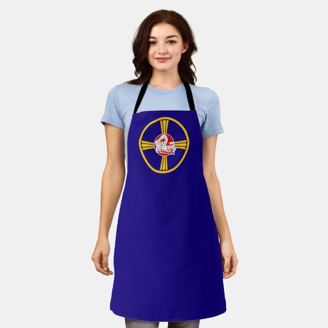 Omaha City flag Apron (Worn)