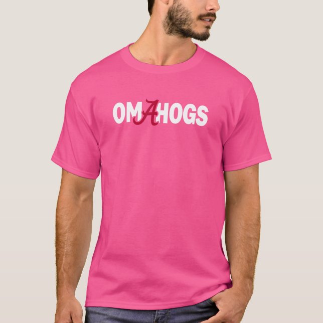 Omaha Here Come The Hogs  Omahogs 4 T-Shirt (Front)