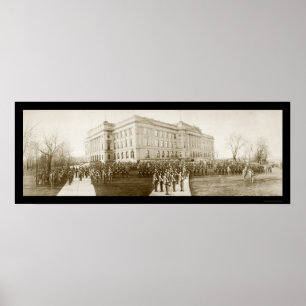 Omaha High School Photo 1914 Poster