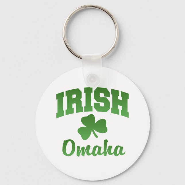 Omaha Irish Keychain (Front)